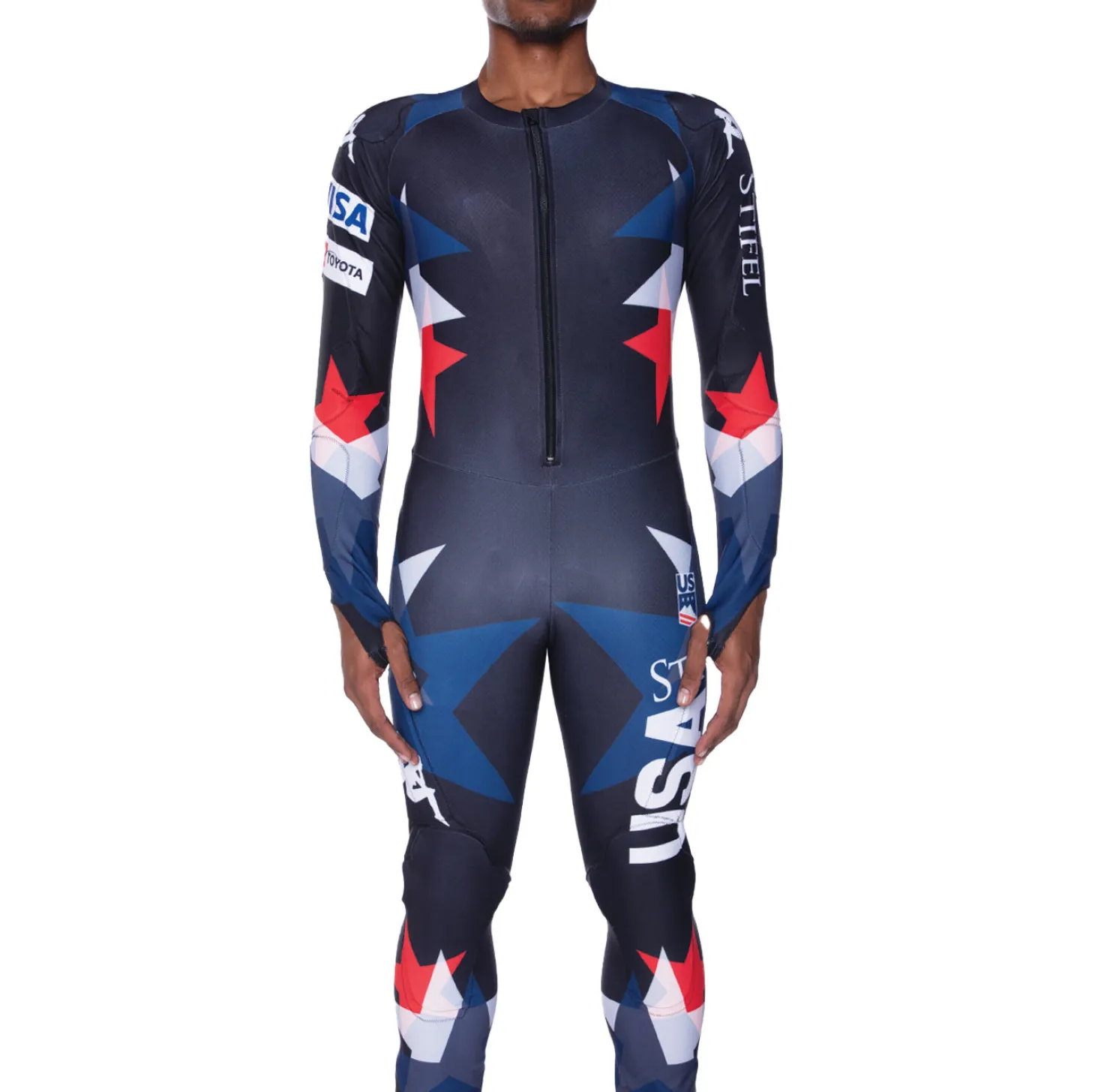 4Cento 400 Kombat SL 2023 FIS US Padded Race Suit | Kappa New