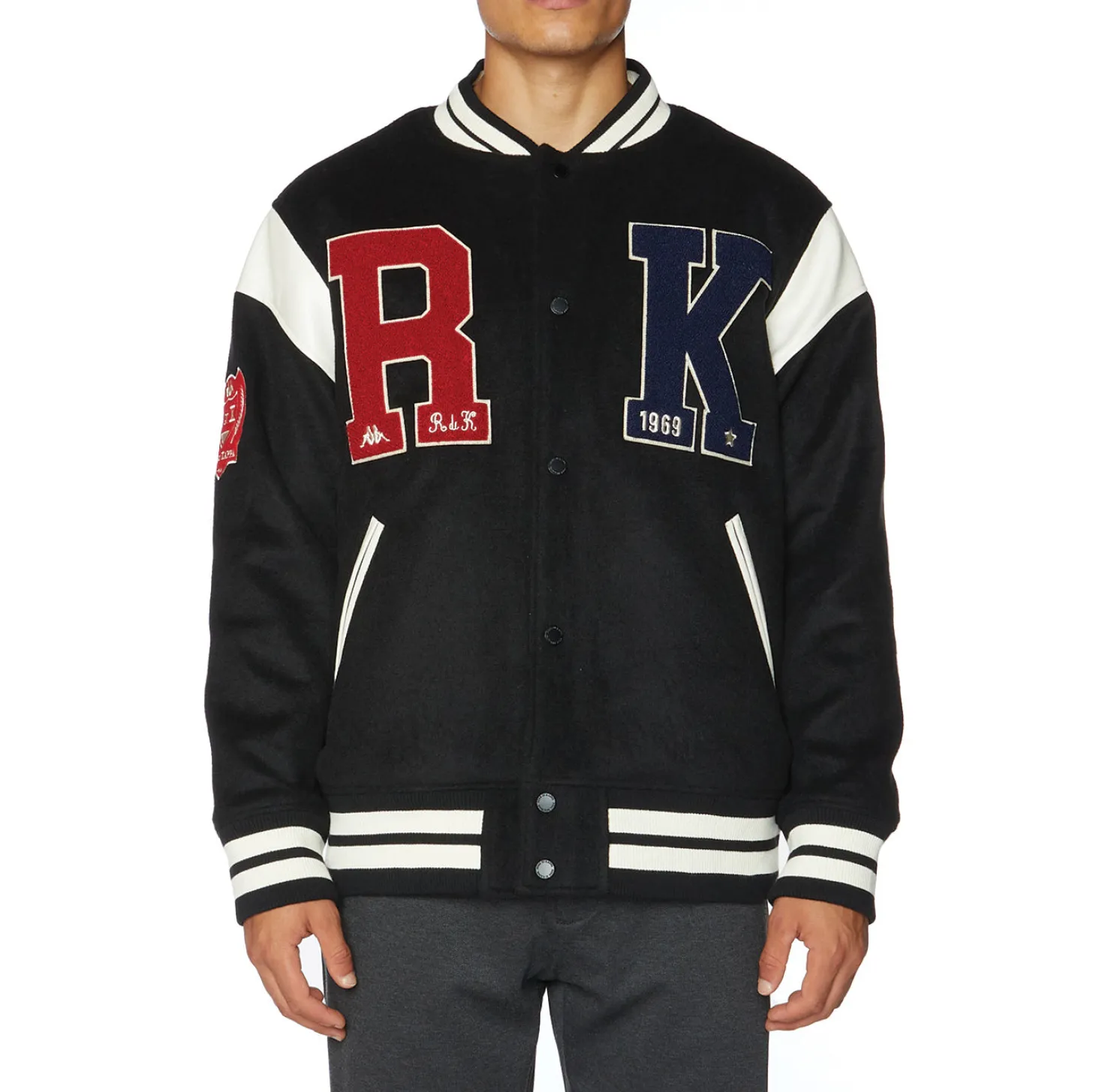 Robe Giovani Solo Varsity Jacket | Kappa Shop